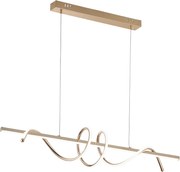 Toolight Toolight, LED závesné svietidlo 100cm, 70W, 4500lm, G065-CP, zlatá, OSW-08698