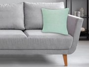 Dekoračný vankúš ZigZag 45x45 cm, mätovo zelená%