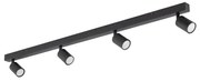 TK Lighting Bodové svietidlo NEX 4xGU10/10W/230V čierna TK10792