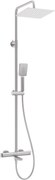 Deante Cascada, sprchová súprava s termostatickou batériou, oceľová, DEA-NAC_F1HT