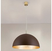 Orion HL 6-1623/1 - Luster na lanku ELIANO 1xE27/60W/230V pr. 50 cm hnedá/zlatá