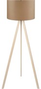 Stojacia lampa AYD 1xE27/40W/230V hnedá/béžová