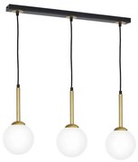 Luster na lanku PARMA 3xE14/40W/230V čierna
