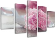 Obraz na stenu 5 dielny KVETY KV100E50 - 100x80 cm