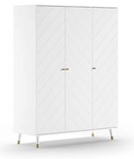 Biela detská šatníková skriňa 150x200 cm BILLY – Vipack