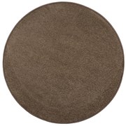 Vopi, Kusový koberec Eton hnedý 97 kruh, 67x67 (priemer) kruh, hnedá, chodba / predsieň