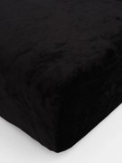 Plachta mikroplyš Deluxe 90 x 200 cm - čierna
