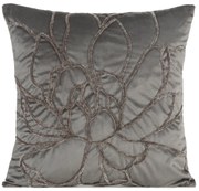 DEKORAČNÁ OBLIEČKA NA VANKÚŠ SANDI 45X45 CM SIVÁ