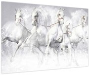 Obraz - Ilustrácie závodných koní (90x60 cm)