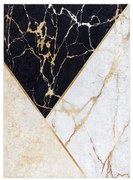 Koberec MIRO 52103.801 mramor / geometrický, zlatý