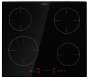 Klarstein Virtuosa EcoAdapt, indukčná varná doska, 7200 W, 4 zóny, sklo, čierna