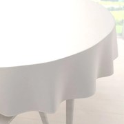Biante Zamatový okrúhly obrus Velvet Premium SVP-024 Krémovo biely Ø 110 cm