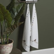 Kuchynský froté uterák s motívom vtáčika moineau - 40 * 66 cm