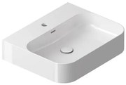 Ravak Ceramic Slim umývadlo na dosku 55x45 cm otvor pre batériu uprostred XJX01155006