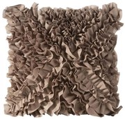 Mirena obliečka na vankúš 45x45 tmavobéžová 373357