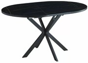 Jedálenský stôl GASTON | čierny mramor