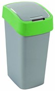 CURVER - Odpadkový kôš Flipbin 45 l, strieborno - zelený , 45 l