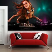 Sablio Tapeta DJka - 125x75 cm