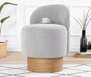 Taburet BARREN šedý