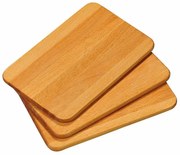 Kesper 85003 Sada doštičiek na krájanie buk 3 ks, 23 x 15 x 1 cm