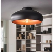 Eglo 55248 - Stropné svietidlo MOGANO 1xE27/60W/230V čierna