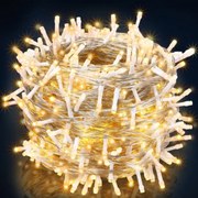 Vianočná svetelná reťaz SIMPLE, 60m, teplá biela Monzana