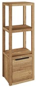 furniture-nabytek.cz - Masívna závesná polica Sydney z divokého duba, olejovaná, hnedá – 31×25×90 cm