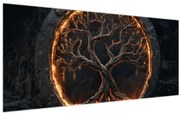 Obraz – Strom života v láve I. (120x50 cm)
