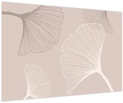 Obraz - Béžové listy N⁰6 (90x60 cm)