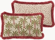 Ručne vyrobený exteriérový obojstranný vankúš Laura