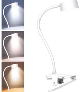 Solight WO3001-W- LED Stm. flexib. lampa s klipom LED/2W/5V 3000/4000/6500K biela SL1583
