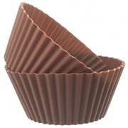 Orion Formička silikón košíček muffiny 6 ks hnedá