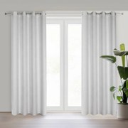 ZATEMŇOVACÍ ZÁVES NA KRÚŽKOCH ALETA 135X250 CM STRIEBORNÁ