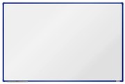 Biela magnetická popisovacia tabuľa boardOK, 1800 x 1200 mm, modrý rám