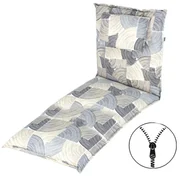 Doppler ELEGANT 2240 - poduška na záhradné ležadlo s podhlavníkom