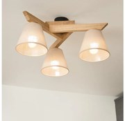 Prisadený luster ANTONIO 3xE14/40W/230V dub