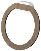 BISK Erga Bergen, prsteňový držiak na uterák chróm-hnedá, ERG-07103