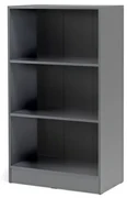 Knižnica FLEXUS, 1325x760x415 mm, šedá