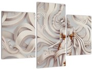 Obraz bohyne s florálnym motívom (90x60 cm)