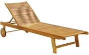 Drevené záhradné ležadlo