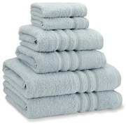 Svetlomodré froté bavlnené uteráky a osušky v súprave 6 ks Zero Twist – Catherine Lansfield