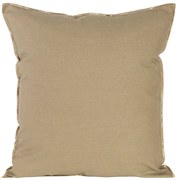 DEKORAČNÁ OBLIEČKA NA VANKÚŠ LEN4 45X45 CM BÉŽOVÁ