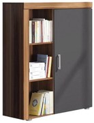 Vitrína 3 Samba slivka/grafit