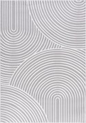 TA Koberec NG89A GRAY/WHITE ELLEN Sivý Obdĺžnikový Rozmer: 80x150 cm