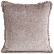 DEKORAČNÁ OBLIEČKA NA VANKÚŠ ADIA 45X45 CM PUDROVÁ