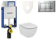 Cenovo zvýhodnený závesný WC set Geberit na zamurovanie + WC Ideal Standard Tesi 110.302.00.5NF7