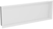Mexen X-Wall-R, polička na zapustenie na obklad s golierom 90 x 30 cm, biela, 1920903010
