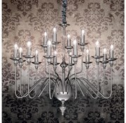 Ideal Lux - Luster na reťazi ARTU 16xE14/40W/230V pr. 90 cm chróm