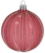 Sklenené ručne fúkané vianočné gule v súprave 3 ks ø 8 cm – Ego Dekor