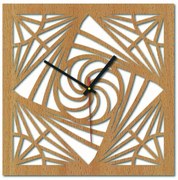 Sentop - MDF Nástenné hodiny do kuchyne HDF16 i čierne I SENTOP HDFK016 MDF